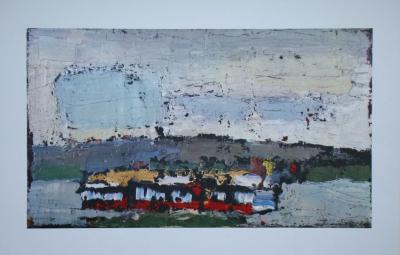 Nicolas DE STAËL (d’après) - Rosny, bateau sur la Seine, 1960 - Lithographie offset 2