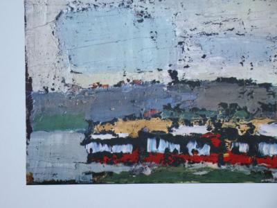 Nicolas DE STAËL (d’après) - Rosny, bateau sur la Seine, 1960 - Lithographie offset 2