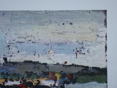 Nicolas DE STAËL (d’après) - Rosny, bateau sur la Seine, 1960 - Lithographie offset 2