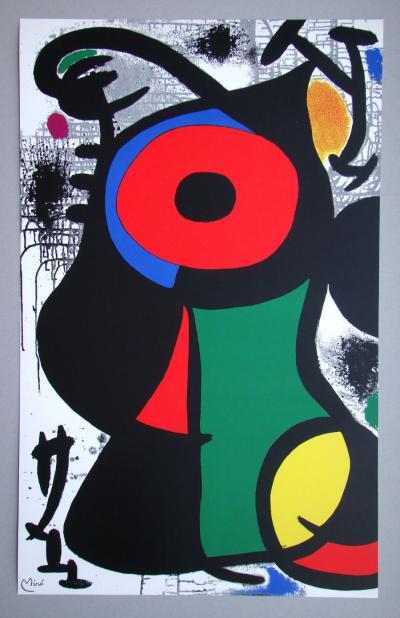 Joan MIRO - Composition abstrait, 1978 - Original serigraphy signed 2