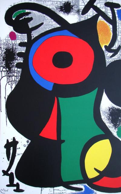 Joan MIRO - Composition abstraite, 1978 - Sérigraphie originale signée