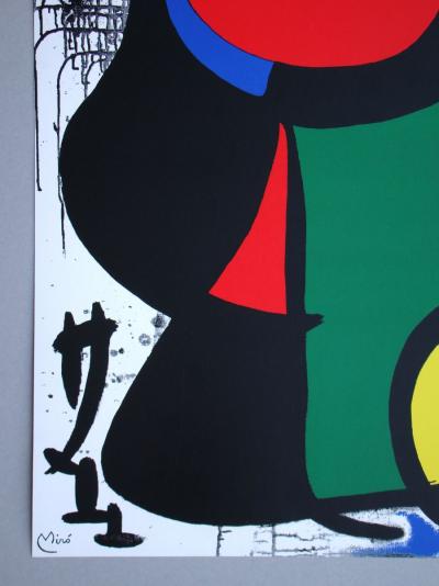 Joan MIRO - Composition abstrait, 1978 - Original serigraphy signed 2