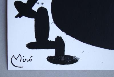 Joan MIRO - Composition abstrait, 1978 - Original serigraphy signed 2
