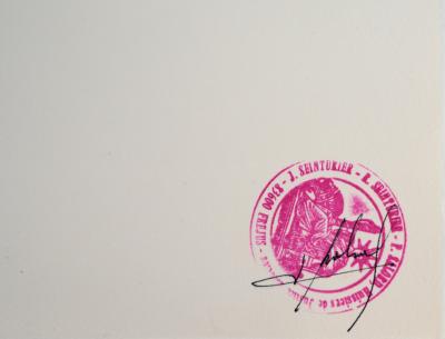 Raymond PEYNET : Zodiaque, le Scorpion, Gravure originale signée 2