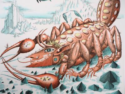 Raymond PEYNET : Zodiaque, le Scorpion, Gravure originale signée 2