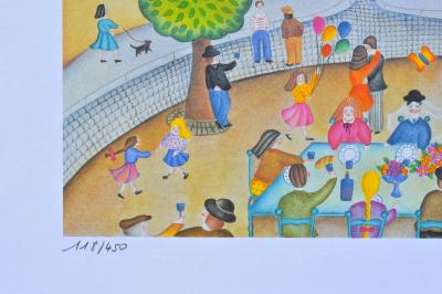 Valérie HERMANT - Le mariage - Lithographie signée et numérotée 2