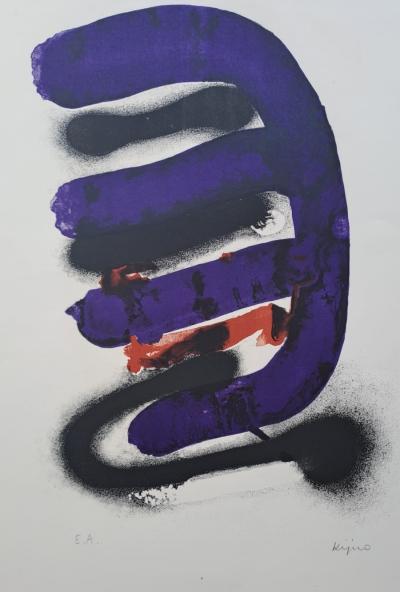 Ladislas Kijno - Composition - Original signed lithograph, marked EA 2