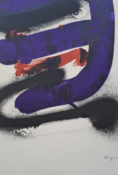 Ladislas Kijno - Composition - Original signed lithograph, marked EA 2