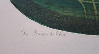 Jérémy Gentilli - Bateaux de rêve - Eau-forte signée et numérotée au crayon 2