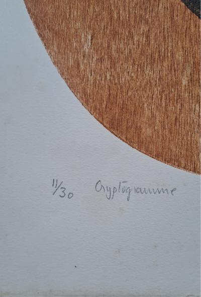 Jérémy Gentilli - Cryptogramme - Eau-forte signée et numérotée au crayon 2