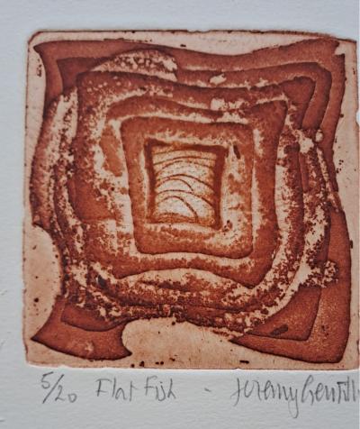 Jérémy Gentilli - Flat fish - Eau-forte signée et numérotée au crayon 2