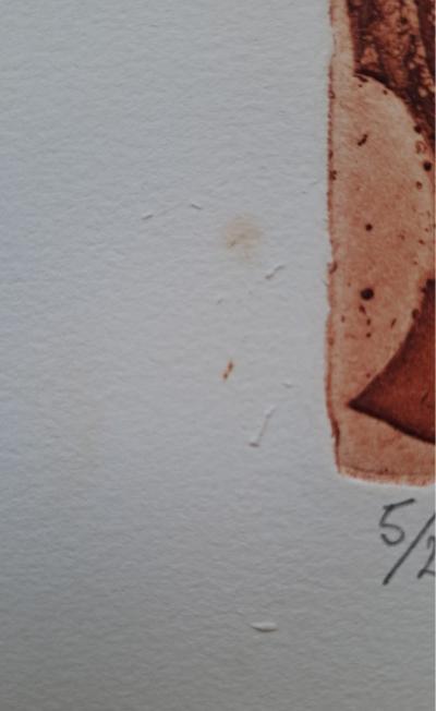 Jérémy Gentilli - Flat fish - Eau-forte signée et numérotée au crayon 2