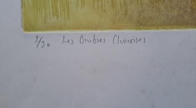 Jérémy Gentilli - Les ombres chinoises - Eau-forte signée et numérotée au crayon 2