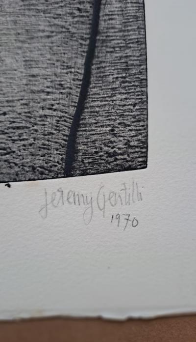 Jérémy Gentilli - Mini-jupe, 1970 - Eau-forte signée, justifiée EA numérotée I/VI au crayon 2