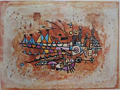 Paul klee (d’après) - Harbor scene - Affiche 2