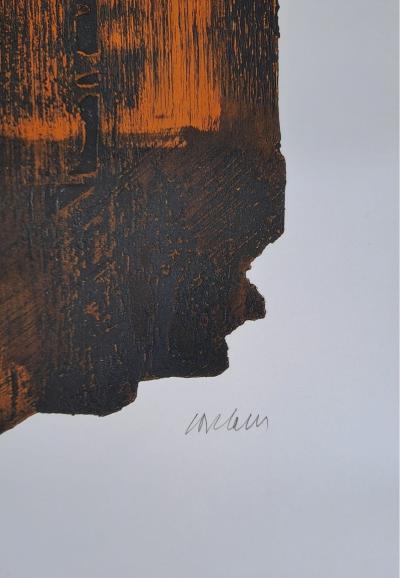 Pierre Soulages (d’après) - Eau-forte XVI, 1961 - Affiche 2