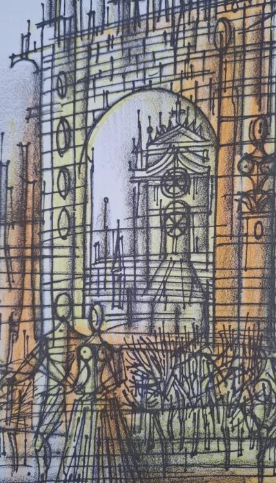 Jean Carzou - The City Gate - Original Lithograph 2