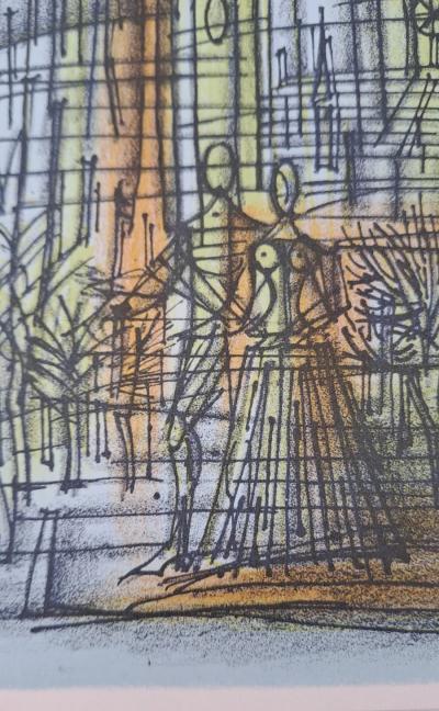 Jean Carzou - The City Gate - Original Lithograph 2