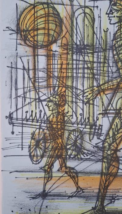 Jean Carzou - La troupe - Lithographie originale 2