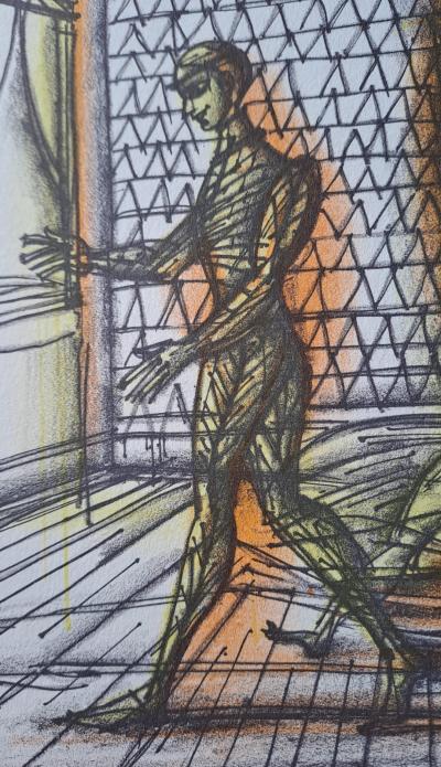 Jean Carzou - Le couple - Lithographie originale 2