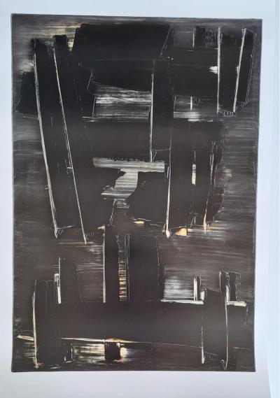 Pierre Soulages (after) - Painting, August 27, 1958, 1958 - Poster 2