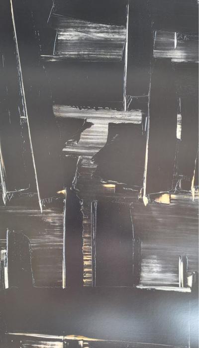 Pierre Soulages (after) - Painting, August 27, 1958, 1958 - Poster 2