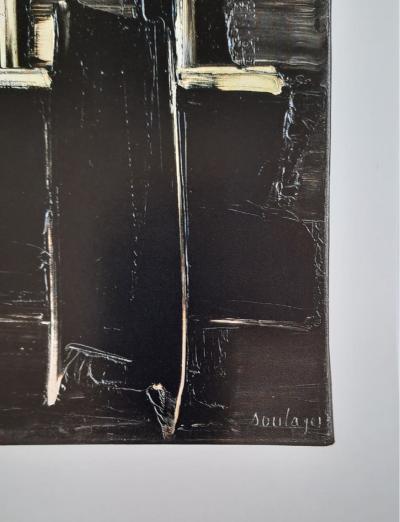 Pierre Soulages (after) - Painting, August 27, 1958, 1958 - Poster 2