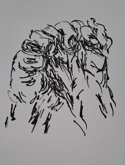 Jean Bazaine - Les mains - Lithographie originale 2