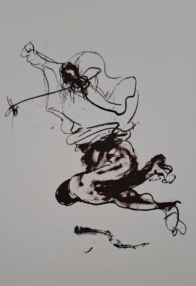 Paul Rebeyrolle - La danse - Lithographie originale 2