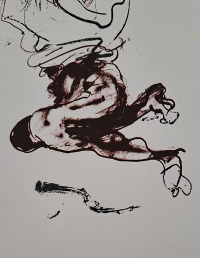 Paul Rebeyrolle - La danse - Lithographie originale 2