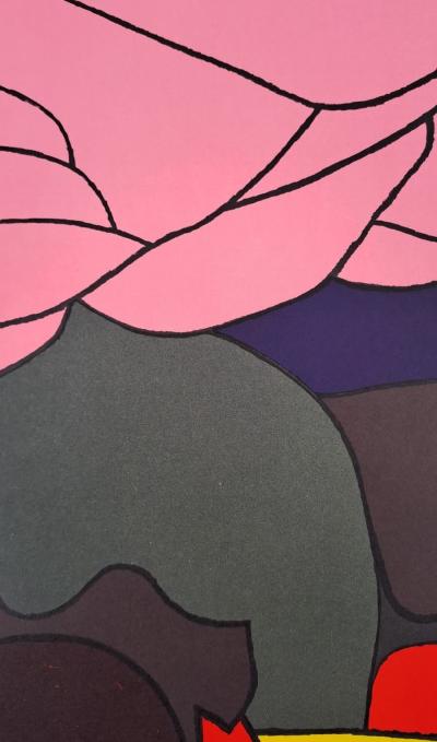 Valerio Adami - Composition - Lithographie originale, en couleurs 2