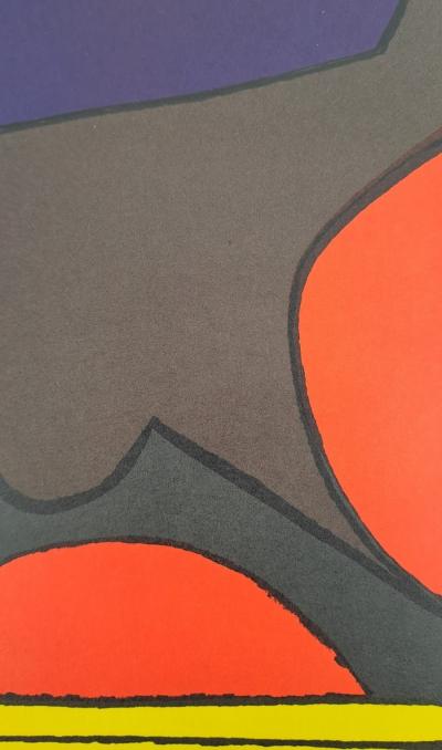 Valerio Adami - Composition - Lithographie originale, en couleurs 2