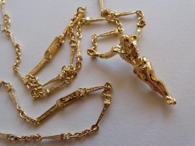 Salvador DALI (after) - Christ of Saint John of the Cross - Necklace and bracelet 2