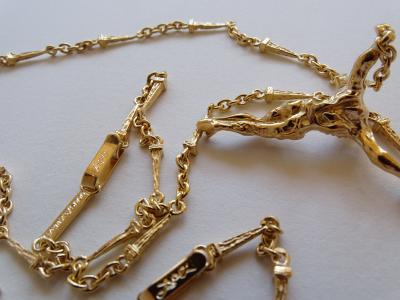 Salvador DALI (after) - Christ of Saint John of the Cross - Necklace and bracelet 2