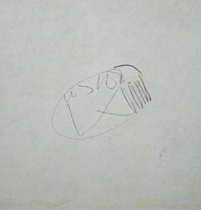 Gustav KLIMT (d’après), Dessin érotique, 1978 - Lithographie offset signée 2