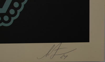 Shepard FAIREY (OBEY) : Fingers Peace - Lithographie originale signée 2