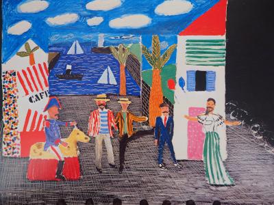 David Hockney: Theatre, Tiresias - Original color poster 2