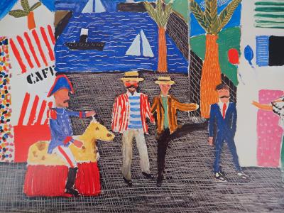 David Hockney: Theatre, Tiresias - Original color poster 2