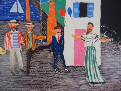 David Hockney: Theatre, Tiresias - Original color poster 2