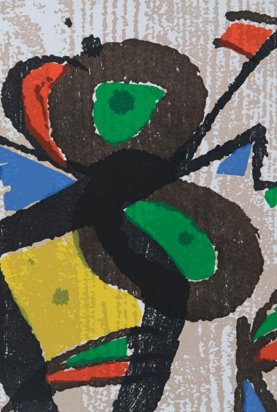 Joan MIRO : Papillon dansant - Gravure originale en couleurs 2