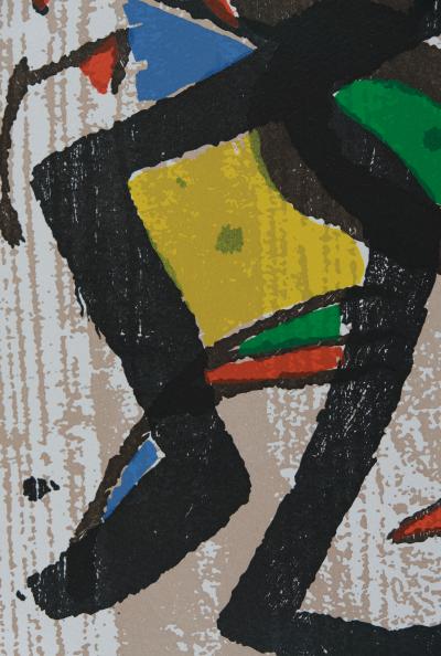 Joan MIRO : Papillon dansant - Gravure originale en couleurs 2