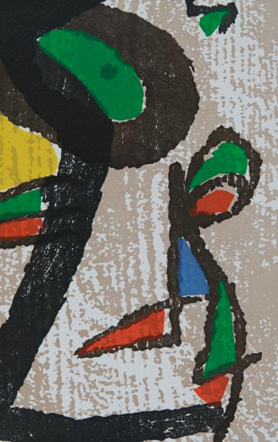 Joan MIRO : Papillon dansant - Gravure originale en couleurs 2