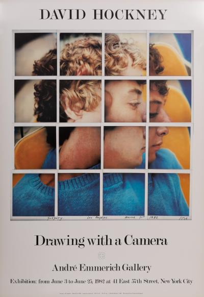 David HOCKNEY : Gregory Evans - Affiche originale vintage 2