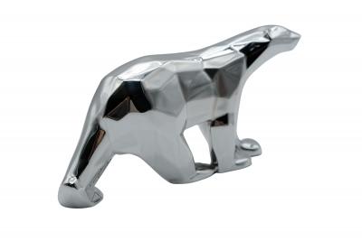 Richard ORLINSKI : Ours Pompon (Silver edition) - Sculpture originale 2