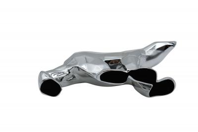 Richard ORLINSKI : Ours Pompon (Silver edition) - Sculpture originale 2