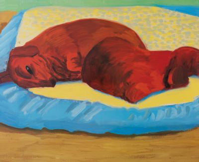 David HOCKNEY : Sleeping Dogs - Affiche originale en couleurs 2