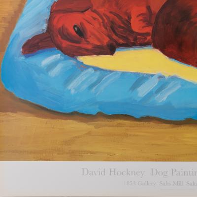 David HOCKNEY : Sleeping Dogs - Affiche originale en couleurs 2