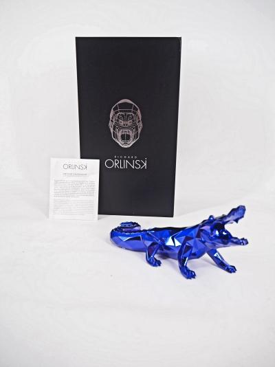 Richard ORLINSKI : Croco Spirit (Purple Edition) - Sculpture originale 2