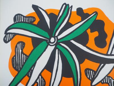 Fernand LEGER : La Fleur - Lithographie originale 2