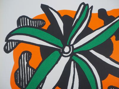 Fernand LEGER : La Fleur - Lithographie originale 2